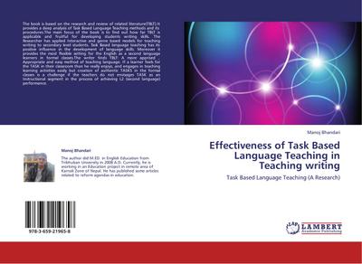 Effectiveness of Task Based Language Teaching in Teaching writing - Manoj Bhandari
