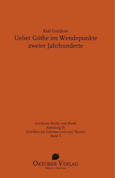 Ueber Göthe im Wendepunkte zweier Jahrhunderte.