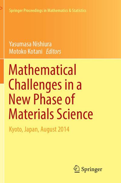 Mathematical Challenges in a New Phase of Materials Science