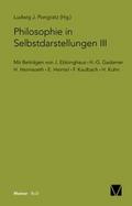 Philosophie in Selbstdarstellungen III