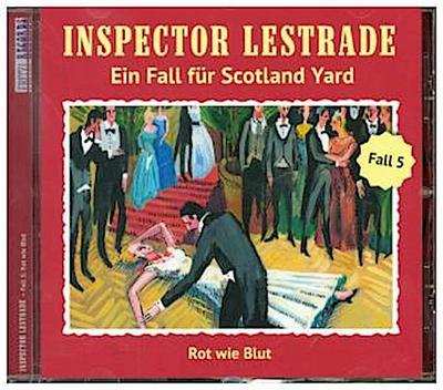Inspector Lestrade - Rot wie Blut, 1 Audio-CD