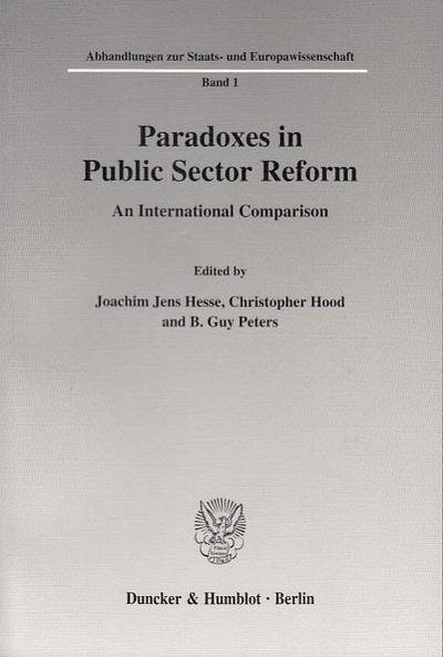 Paradoxes in Public Sector Reform