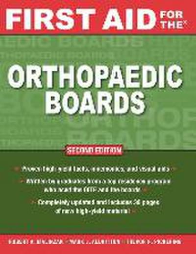 First Aid for the Orthopaedic Boards, Second Edition