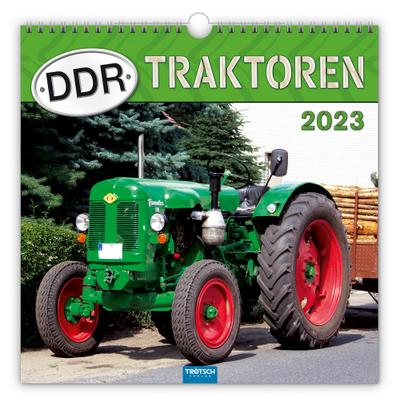 Trötsch Technikkalender DDR Traktoren 2023