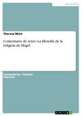 Comentario de texto: La filosofía de la religión d