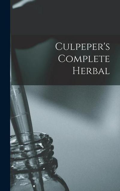 Culpeper’s Complete Herbal