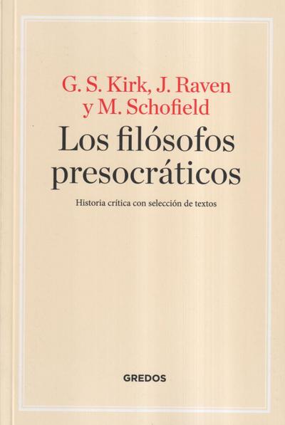 Los filósofos presocráticos