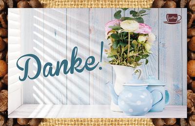 Danke!: Kaffeekarte