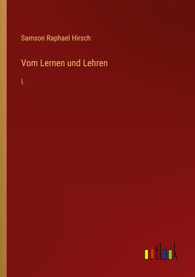 Vom Lernen und Lehren