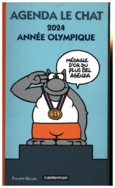 Le chat mini-agenda annee olympique 2024