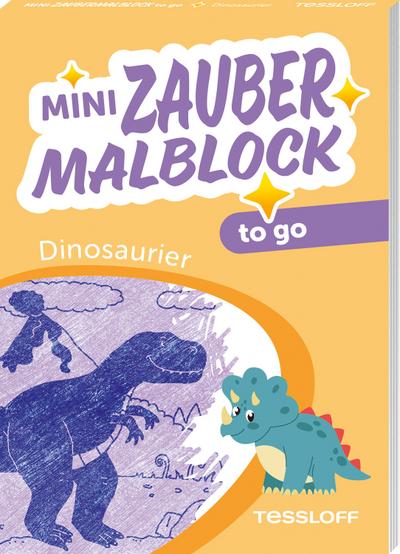 Mini Zaubermalblock to go. Dinosaurier