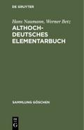 Althochdeutsches Elementarbuch