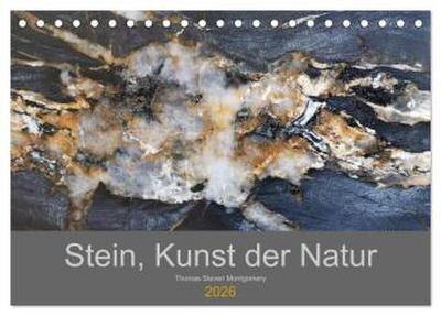 Stein, Kunst der Natur (Tischkalender 2026 DIN A5 quer), CALVENDO Monatskalender