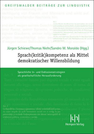 Sprach(kritik)kompetenz als Mittel demokratischer Willensbildung