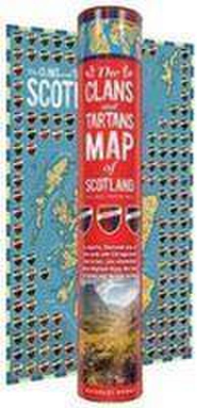The Clans and Tartans Map of Scotland