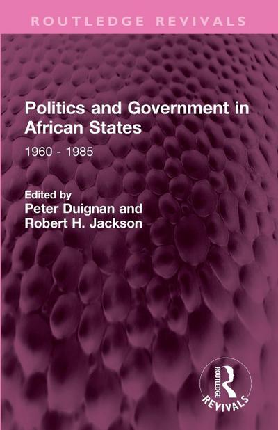 Politics and Government in African States