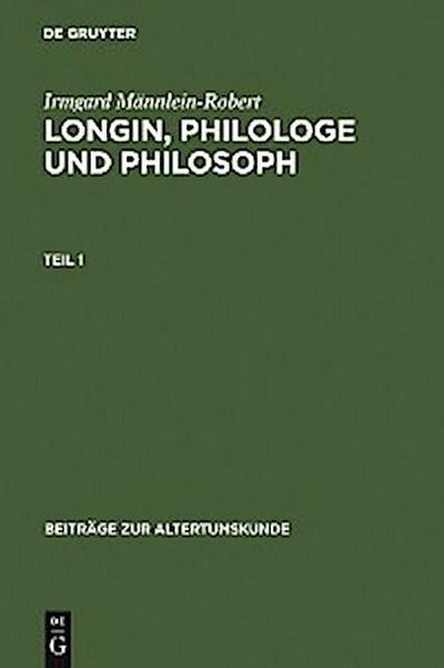Longin, Philologe und Philosoph
