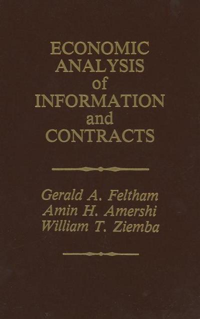 Economic Analysis of Information and Contracts