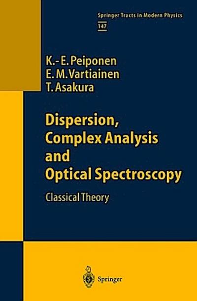 Dispersion, Complex Analysis and Optical Spectroscopy