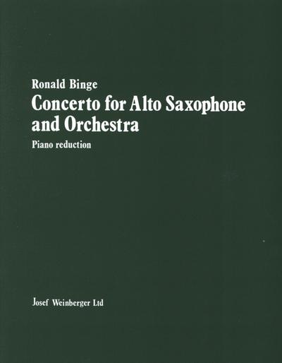 Concerto for alto saxophone and orchestra