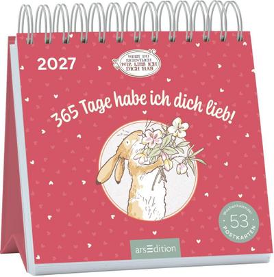 Postkartenkalender Weißt du eigentlich, wie lieb ich dich hab? 2027
