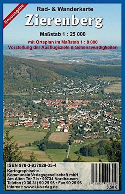 KKV Rad- und Wanderkarte Zierenberg