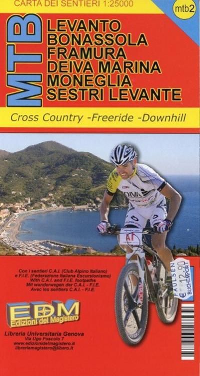 MTB Levanto, Bonassola, Framura, Deiva Marina, Moneglia, Sestri Levante, Mountainbike-Karte