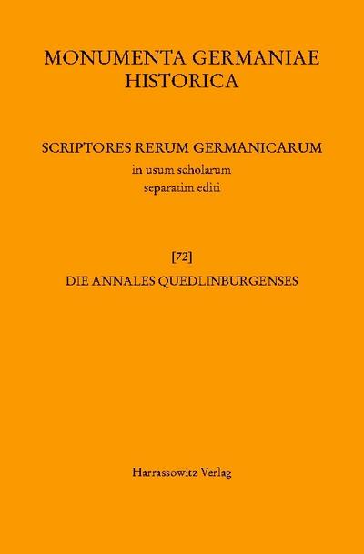 Die Annales Quedlinburgenses
