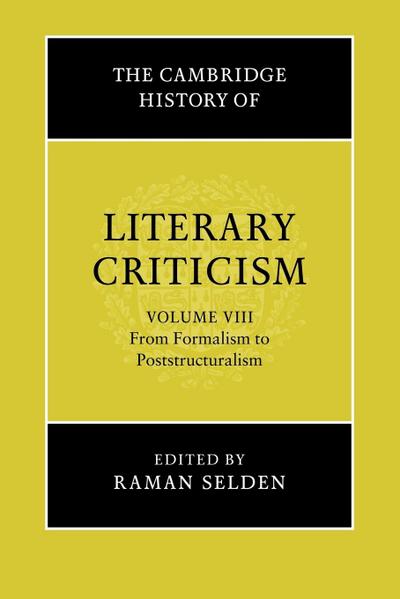 The Cambridge History of Literary Criticism