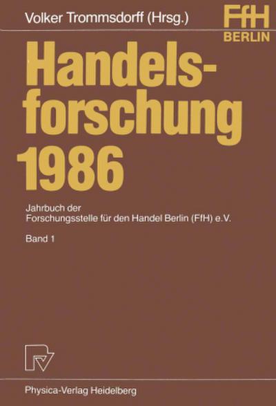 Handelsforschung 1986