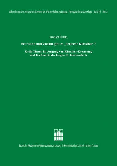 Seit wann und warum gibt es „deutsche Klassiker"?
