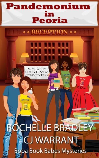Pandemonium in Peoria (The Boba Book Babes Mysteries, #1)