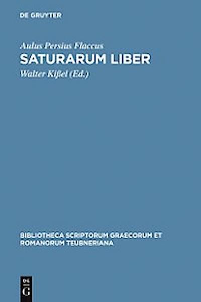 Saturarum liber