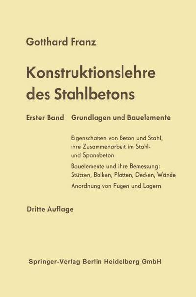 Konstruktionslehre des Stahlbetons
