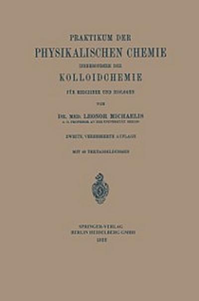 Praktikum der Physikalischen Chemie