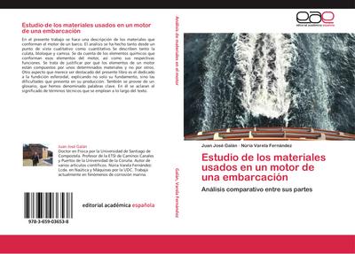 Estudio de los materiales usados en un motor de una embarcación