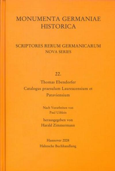 Thomas Ebendorfer, Catalogus praesulum Laureacensium