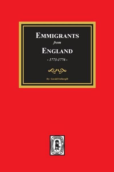 Emigrants from England, 1773-1776
