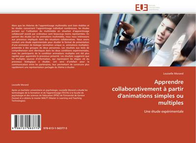 Apprendre collaborativement à partir d’’animations simples ou multiples