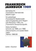 Frankreich-Jahrbuch 1989