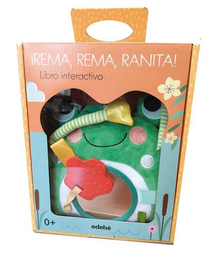 ¡Rema, rema, ranita! Libro interactivo para bebés