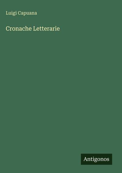 Cronache Letterarie