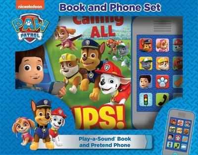 Nickelodeon Paw Patrol: Calling All Pups Book and Phone Sound Book Set [With Toy]