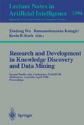 Research and Development in Knowledge Discovery an