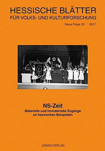 Hessische Blätter für Volks- und Kulturforschung NS-Zeit