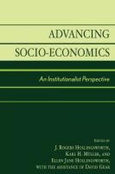 Advancing Socio-Economics
