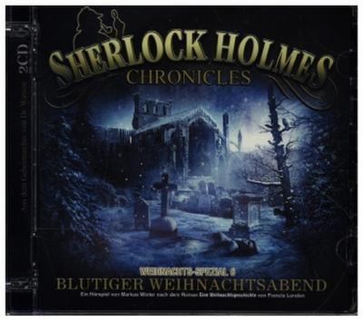 Sherlock Holmes Chronicles - X-mas Special - Blutiger Weihnachtsabend, 2 Audio-CD, 2 Audio-CD