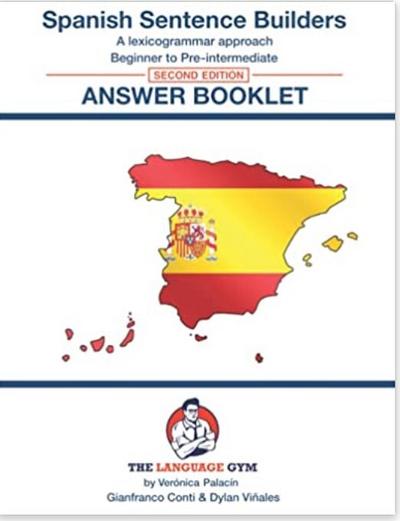 SPANISH SENTENCE BUILDERS - Beg - Pre I  -  ANSWER BOOK
