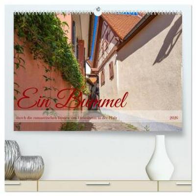 Ein Bummel durch die romantischen Gassen von Freinsheim in der Pfalz (hochwertiger Premium Wandkalender 2026 DIN A2 quer), Kunstdruck in Hochglanz