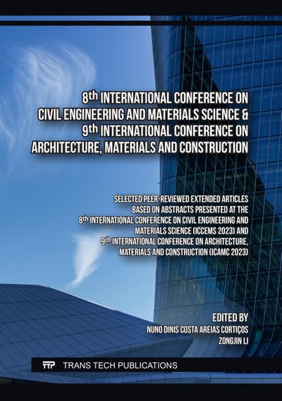 8th International Conference on Civil Engineering and Materials Science & 9th International Conference on Architecture, Materials and Construction